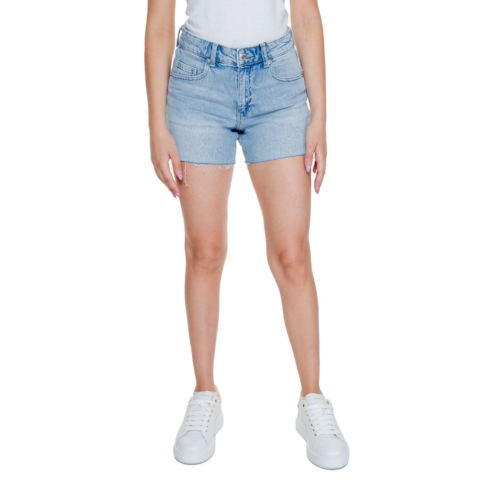 Vero Moda Light Blue Cotton Shorts | Regal Royce