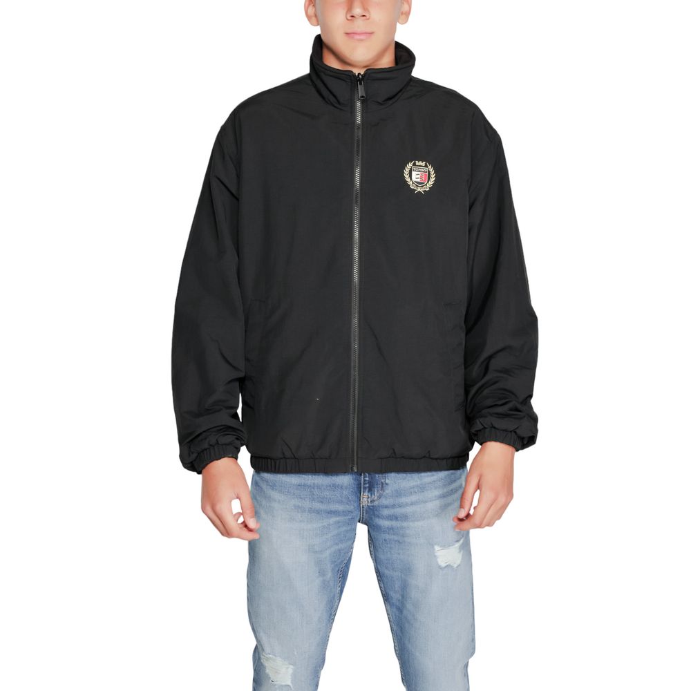 Tommy Hilfiger Jeans Black Recycled Polyester Shell Jacket | Regal Royce