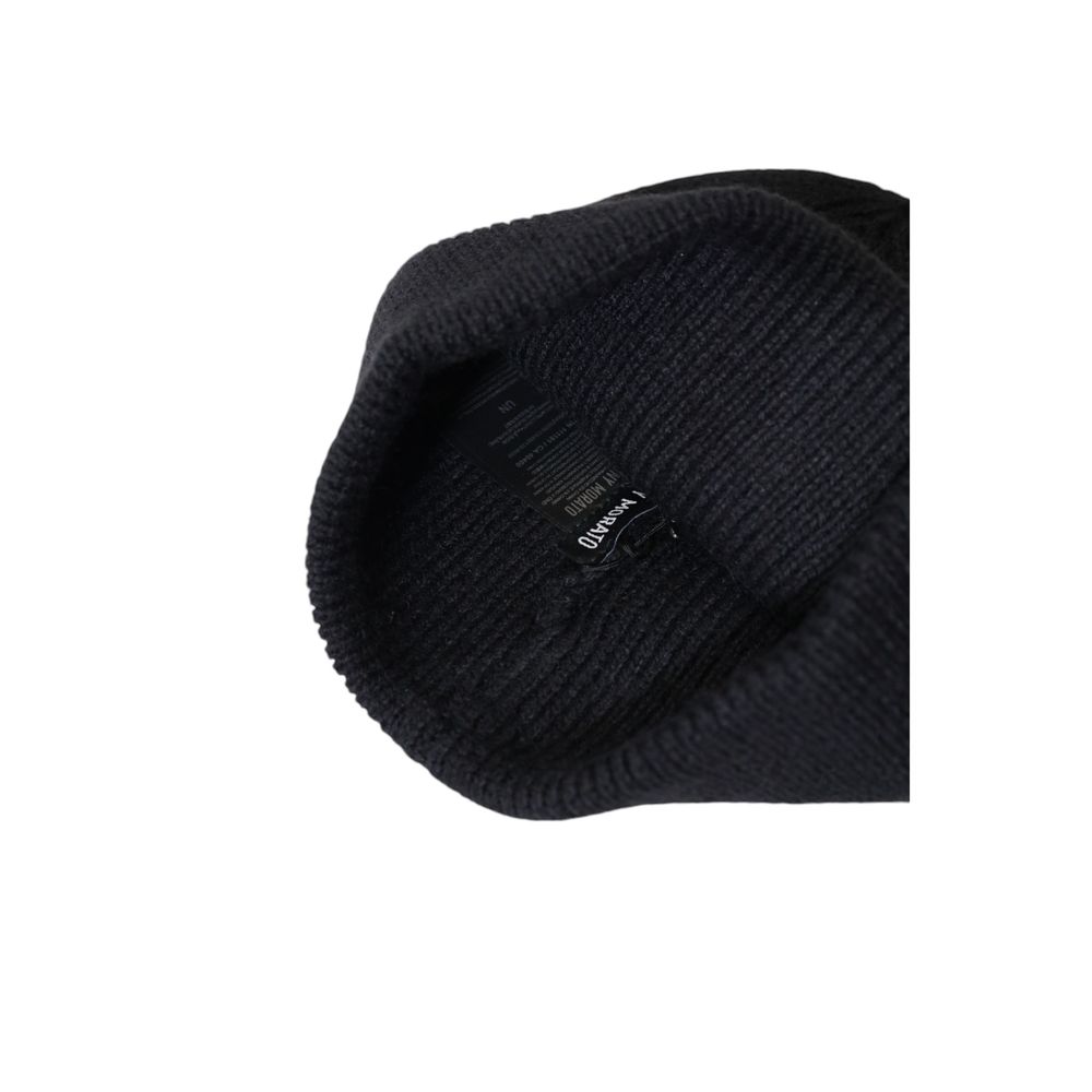 Antony Morato Black Wool Cap (Baseball Hat) | Regal Royce