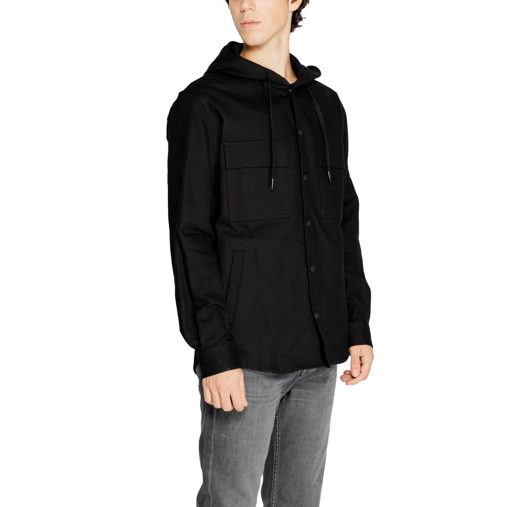 Antony Morato Black Cotton Shell Jacket | Regal Royce