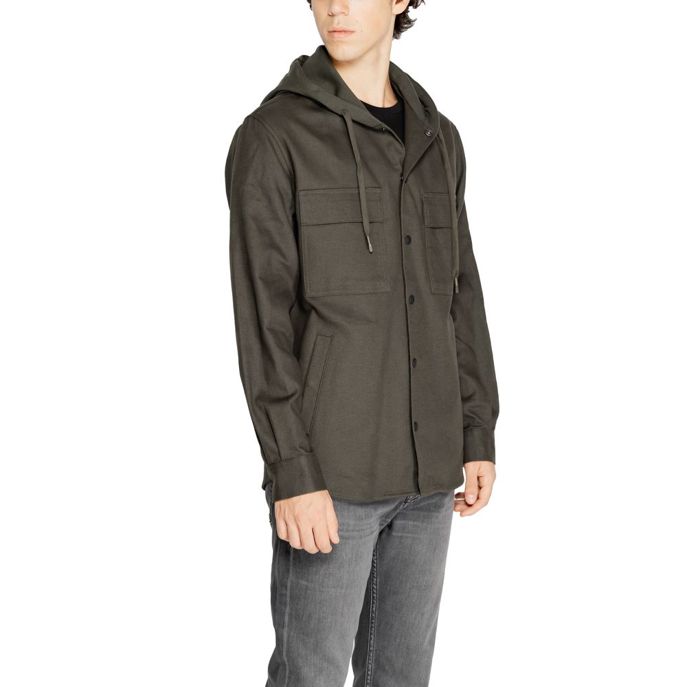 Antony Morato Green Cotton Shell Jacket | Regal Royce