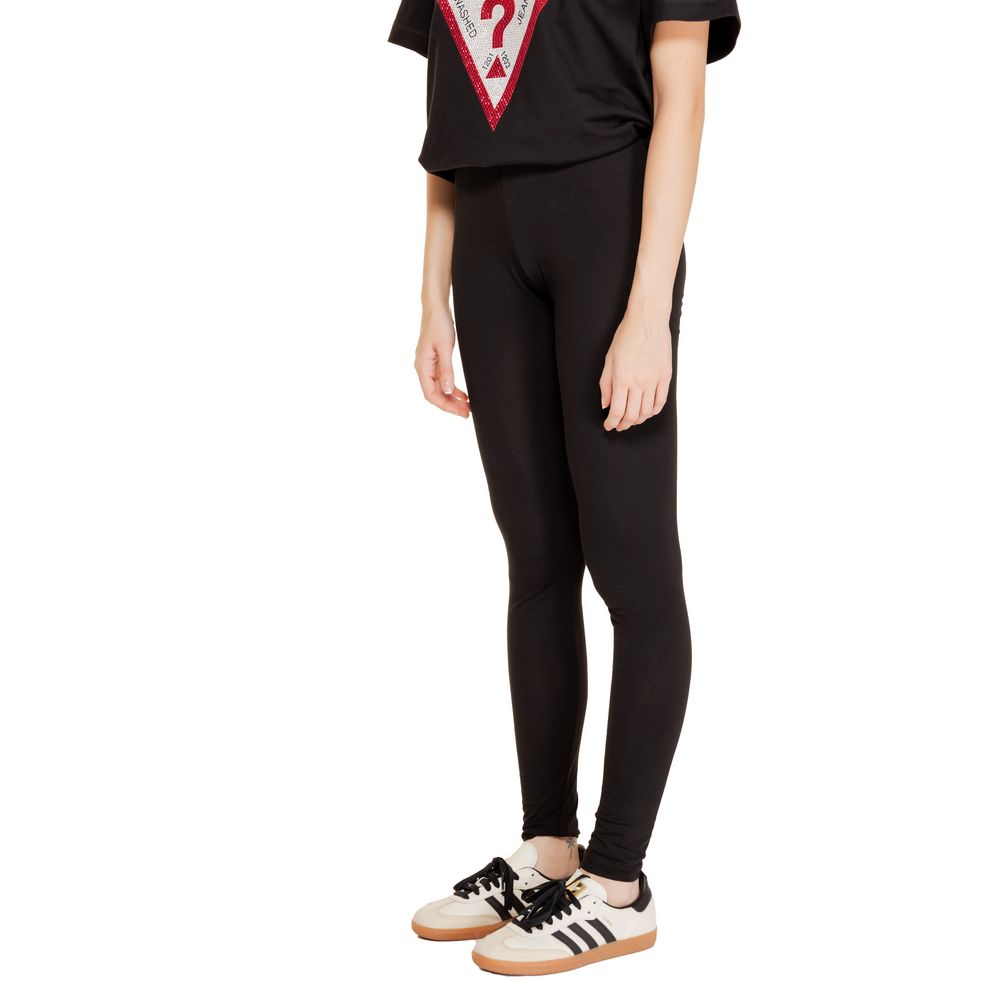 Jacqueline De Yong Black Cotton Leggings | Regal Royce