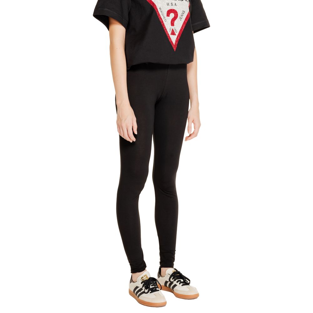 Jacqueline De Yong Black Cotton Leggings | Regal Royce