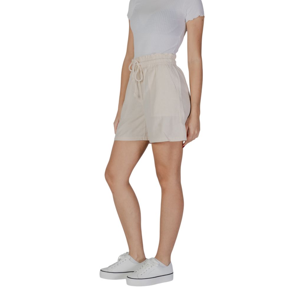 B.Young Beige Cotton Shorts | Regal Royce