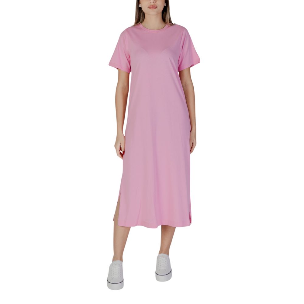 B.Young Multicolor Cotton Midi Dress | Regal Royce