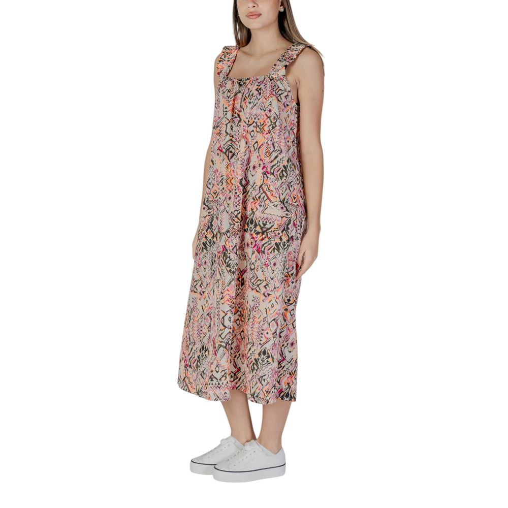 B.Young Multicolor Cotton Long Dress | Regal Royce