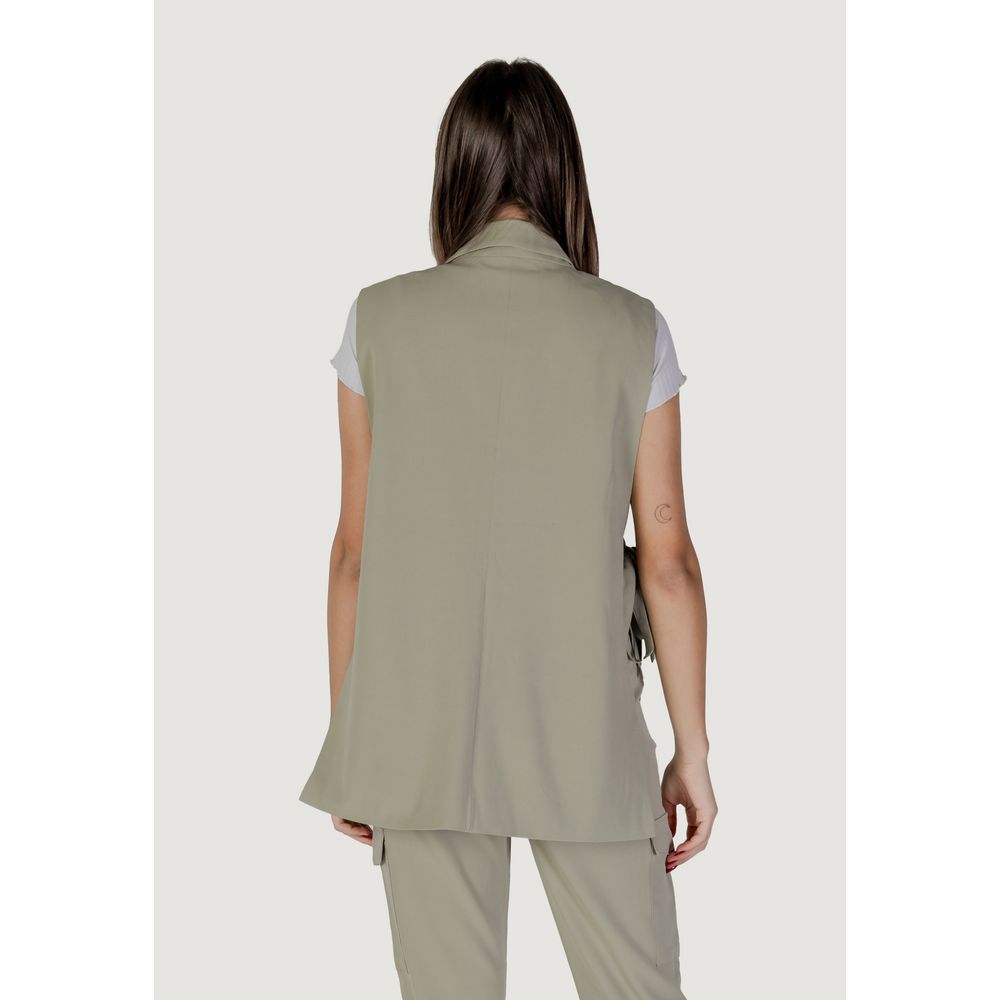 B.Young Green Polyester Waistcoat | Regal Royce