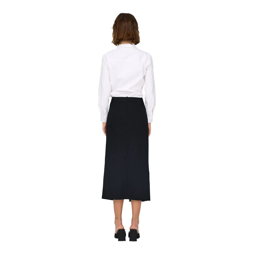 Jacqueline De Yong Gray Polyester Long Skirt | Regal Royce