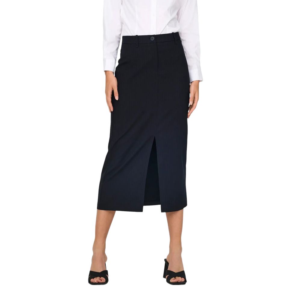 Jacqueline De Yong Gray Polyester Long Skirt | Regal Royce