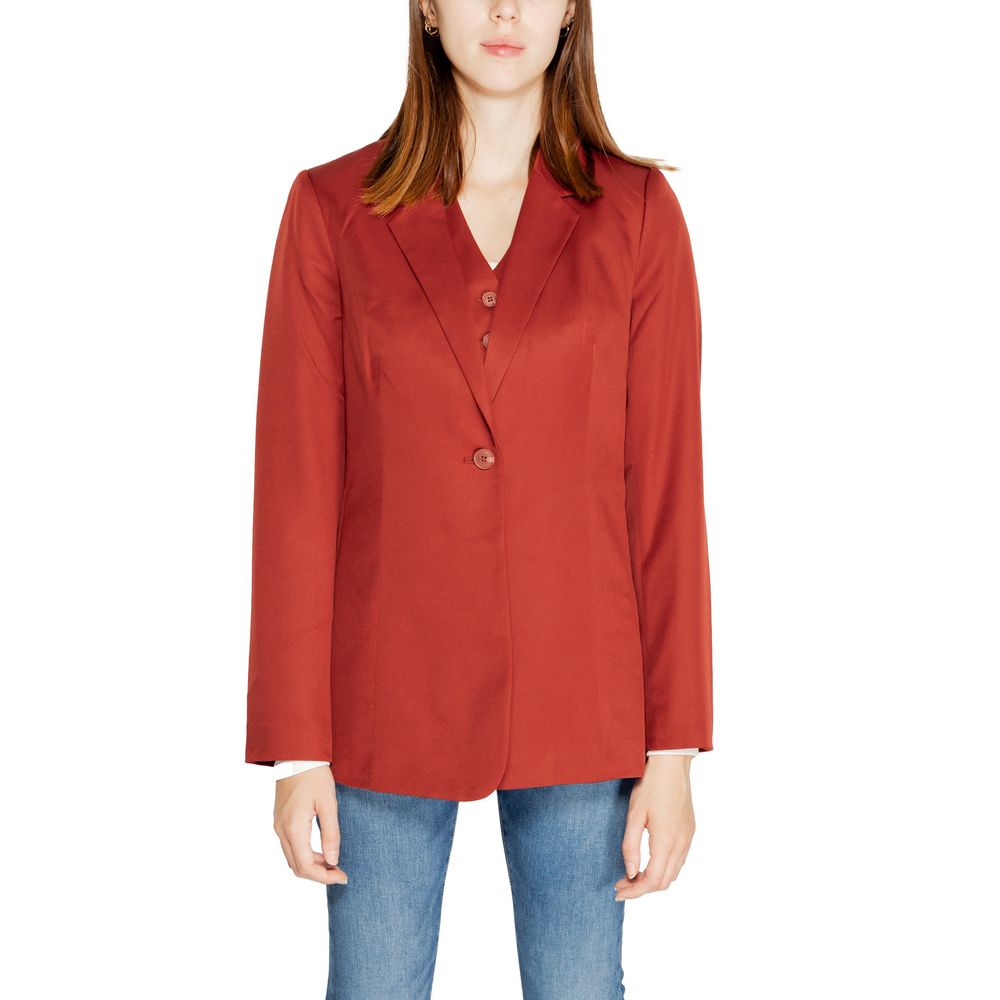 Vero Moda Red Polyester Blazer | Regal Royce