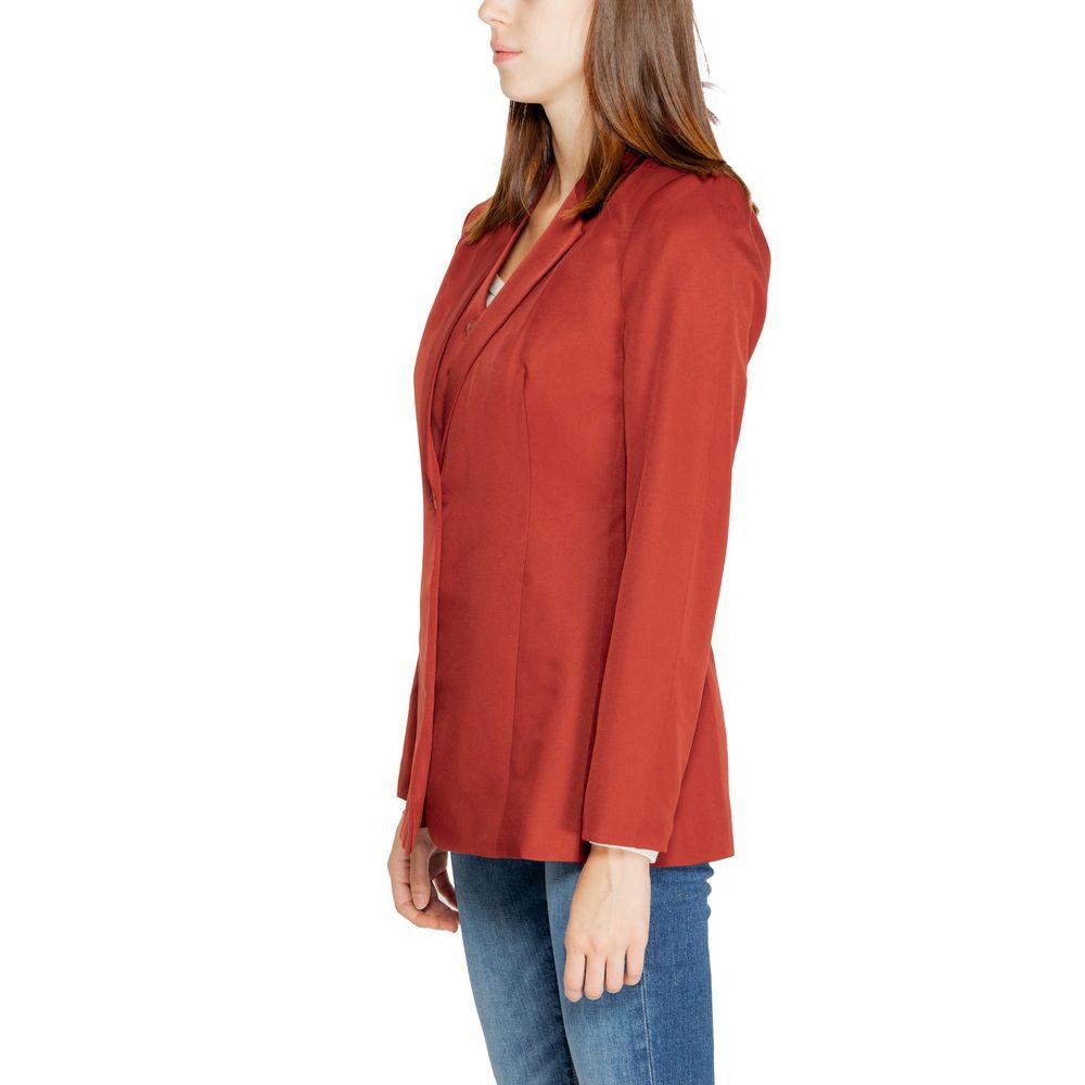 Vero Moda Red Polyester Blazer | Regal Royce