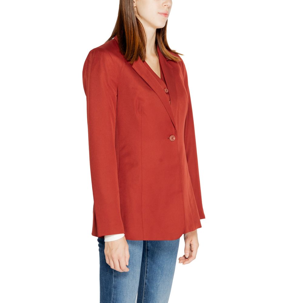 Vero Moda Red Polyester Blazer | Regal Royce
