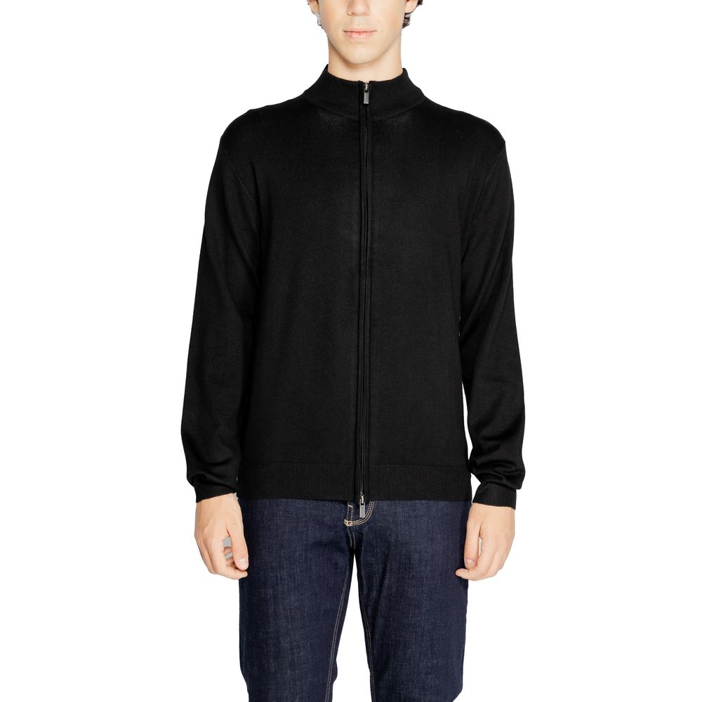 Hamaki-Ho Black Viscose Cardigan | Regal Royce
