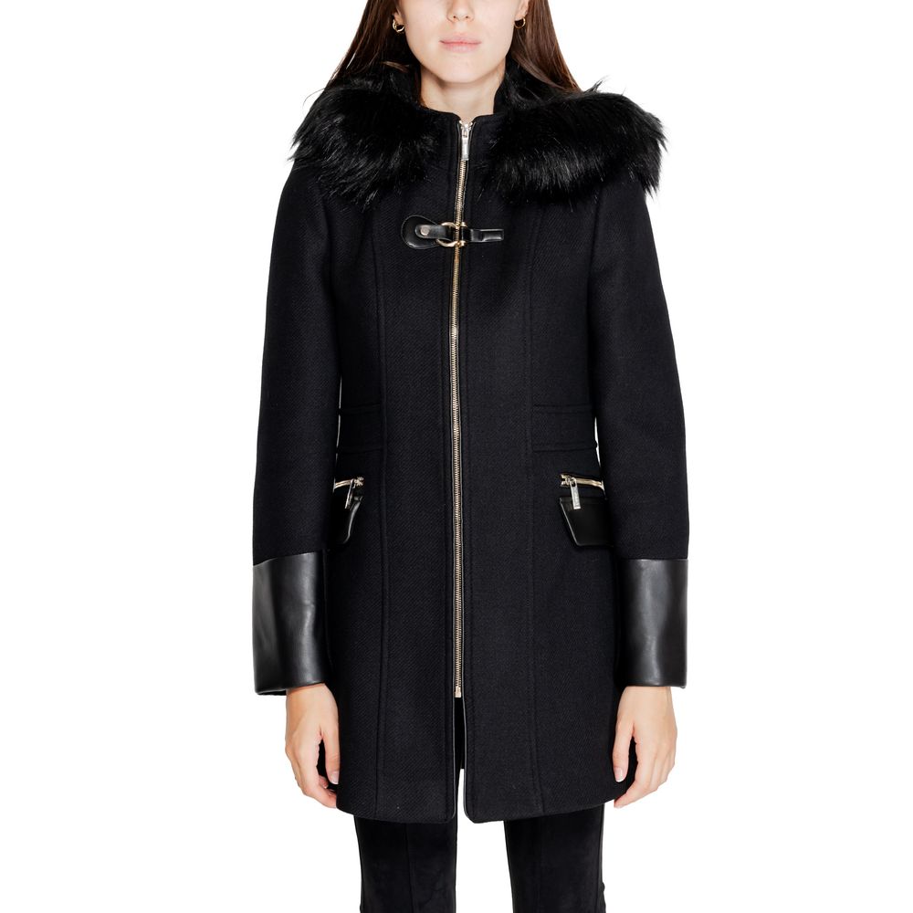 Morgan De Toi Black Wool Coat | Regal Royce