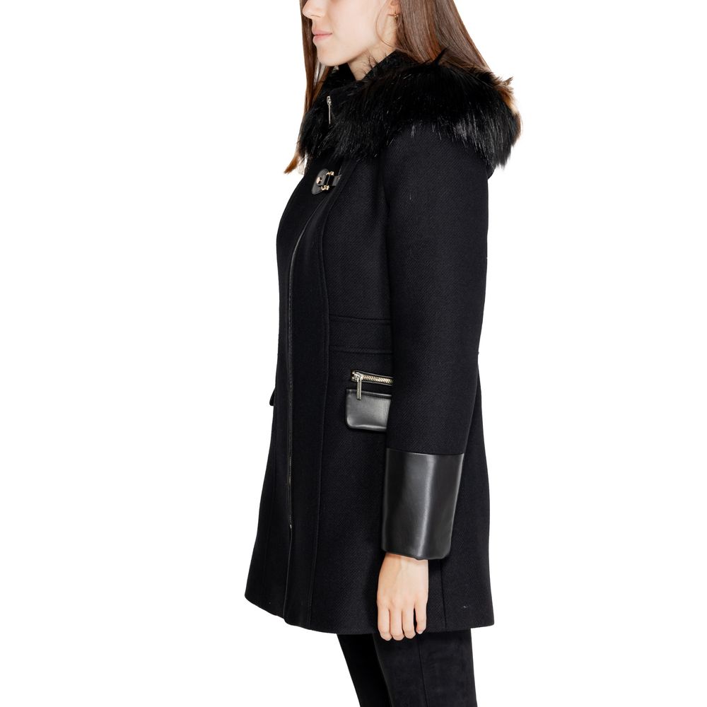Morgan De Toi Black Wool Coat | Regal Royce