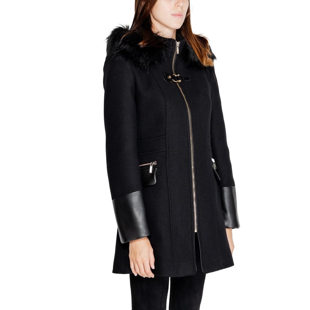 Morgan De Toi Black Wool Coat | Regal Royce