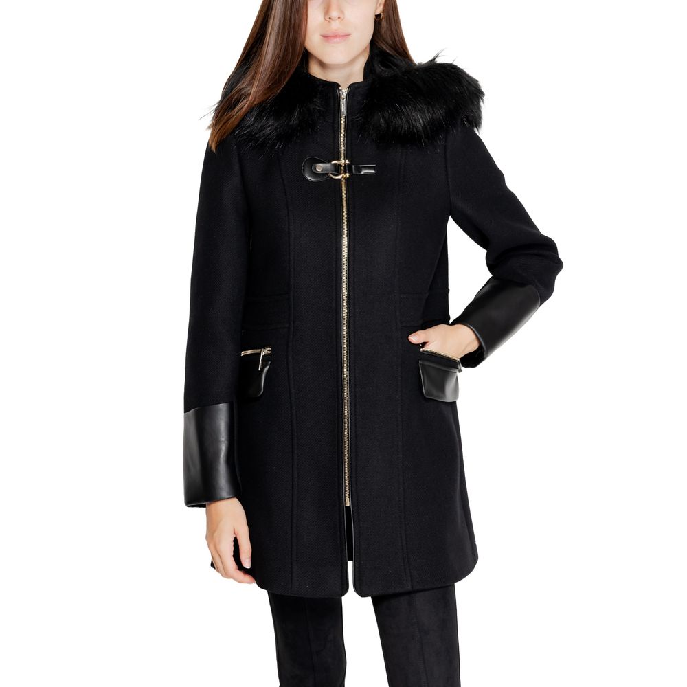 Morgan De Toi Black Wool Coat | Regal Royce