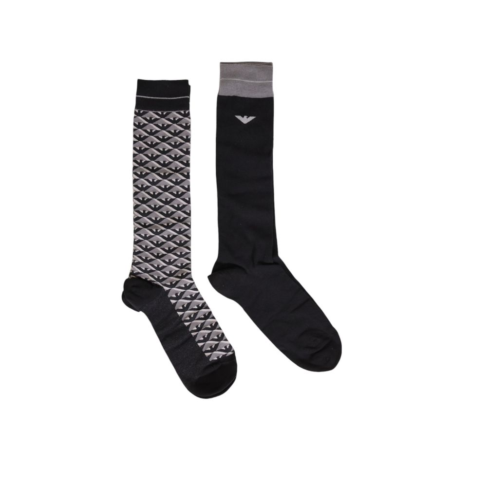 Emporio Armani Underwear Gray Cotton Socks | Regal Royce