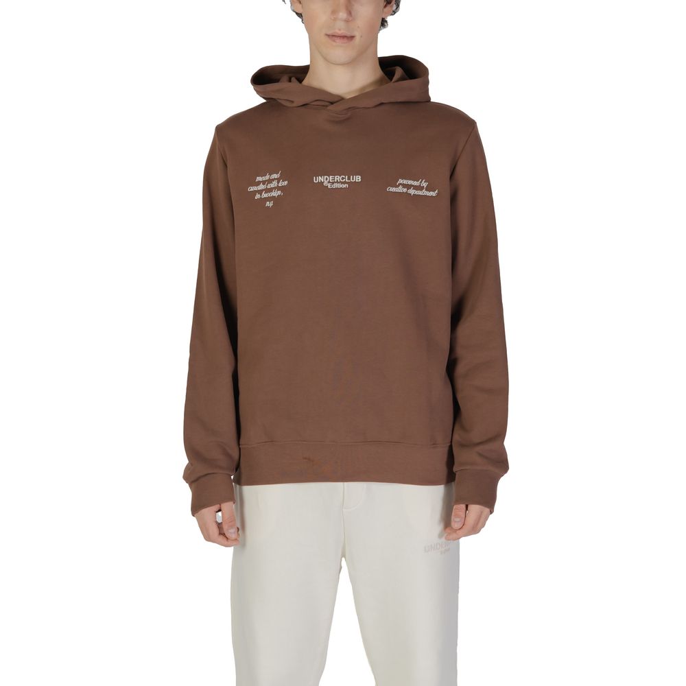 Underclub Brown Cotton Hoodie | Regal Royce