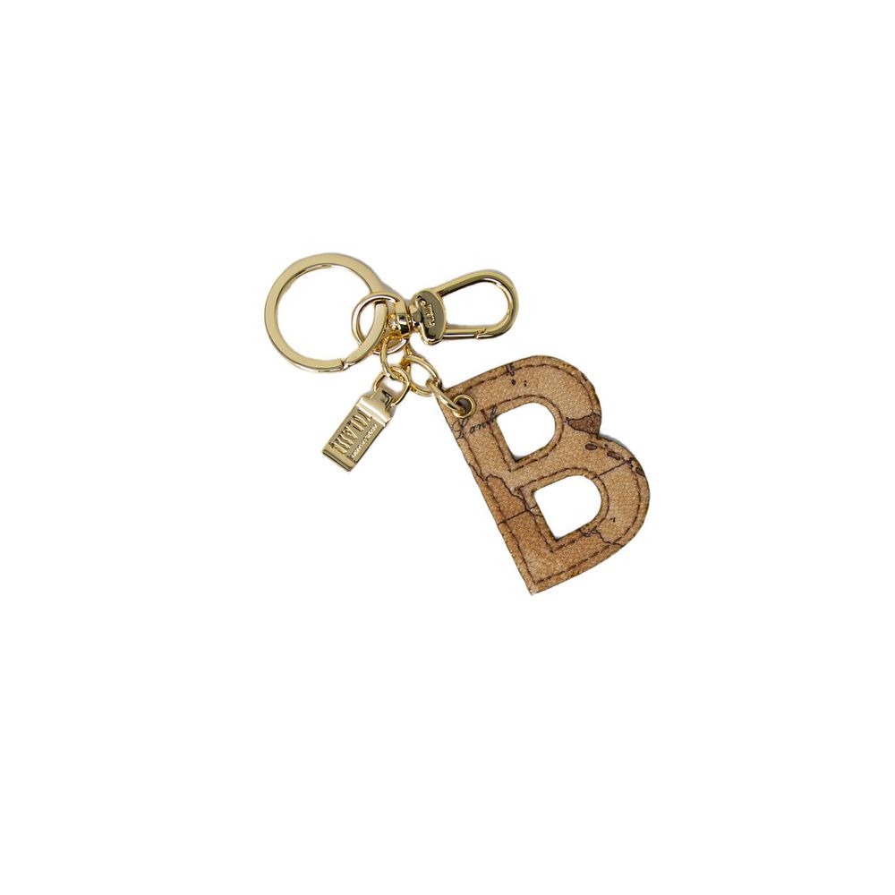 Alviero Martini Prima Classe Beige Cotton Keychain | Regal Royce