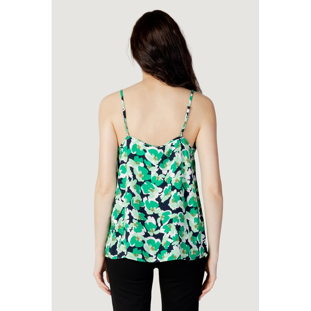 Jacqueline De Yong Green Cotton Tank Tops | Regal Royce