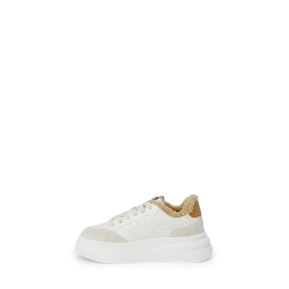 ASH Beige Leather Chunky Sneakers | Regal Royce