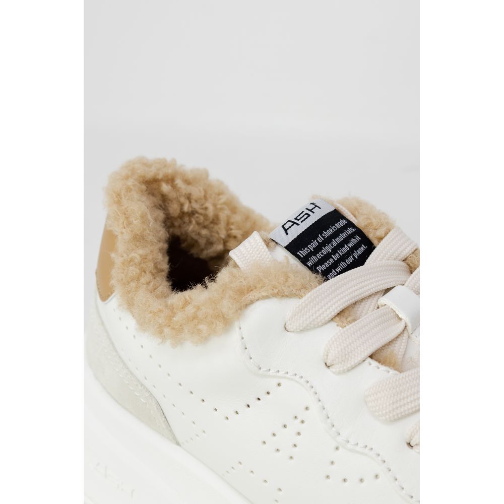 ASH Beige Leather Chunky Sneakers | Regal Royce