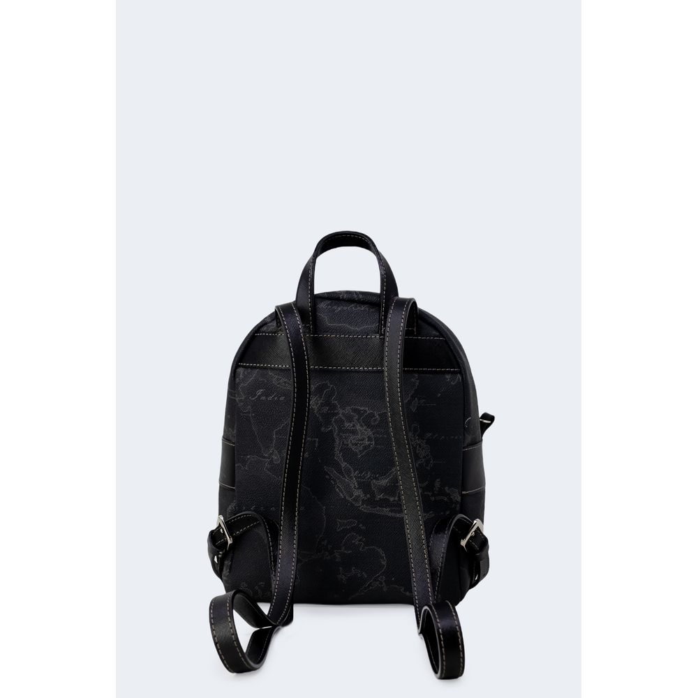 Alviero Martini Prima Classe Black Leather Backpack | Regal Royce