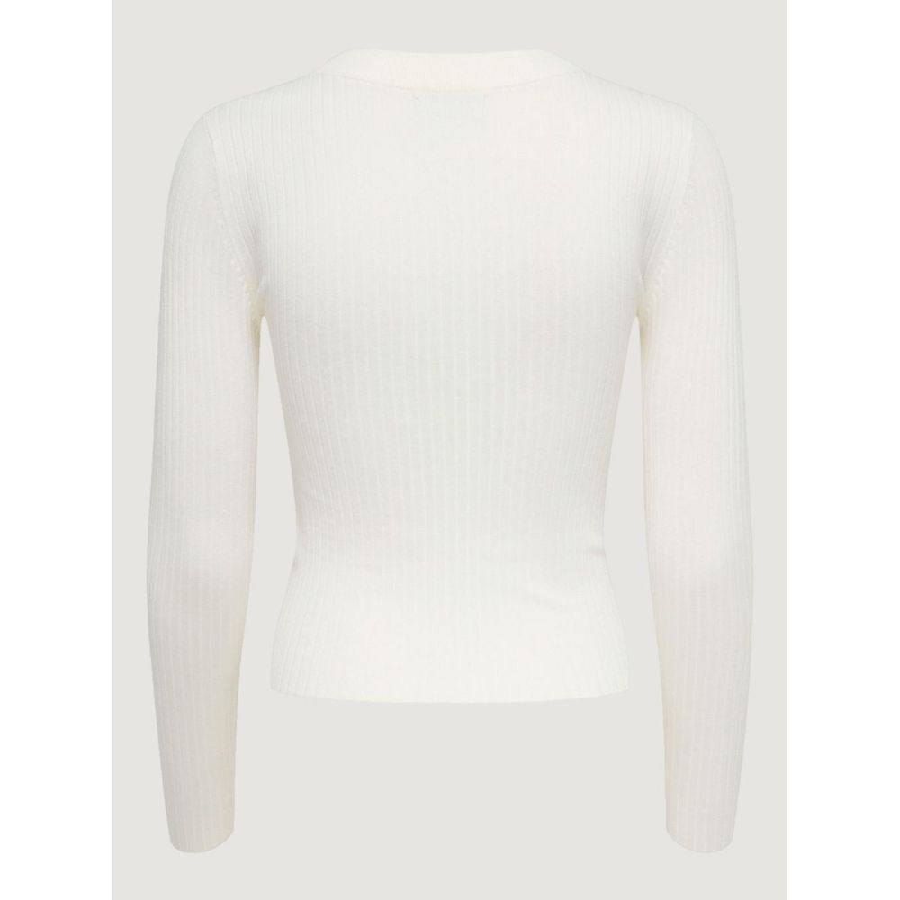 Jacqueline De Yong White Viscose Shirt | Regal Royce