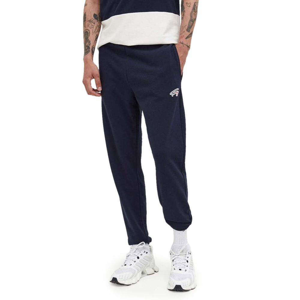 Tommy Hilfiger Jeans Blue Cotton Joggers (Workout Pants) | Regal Royce