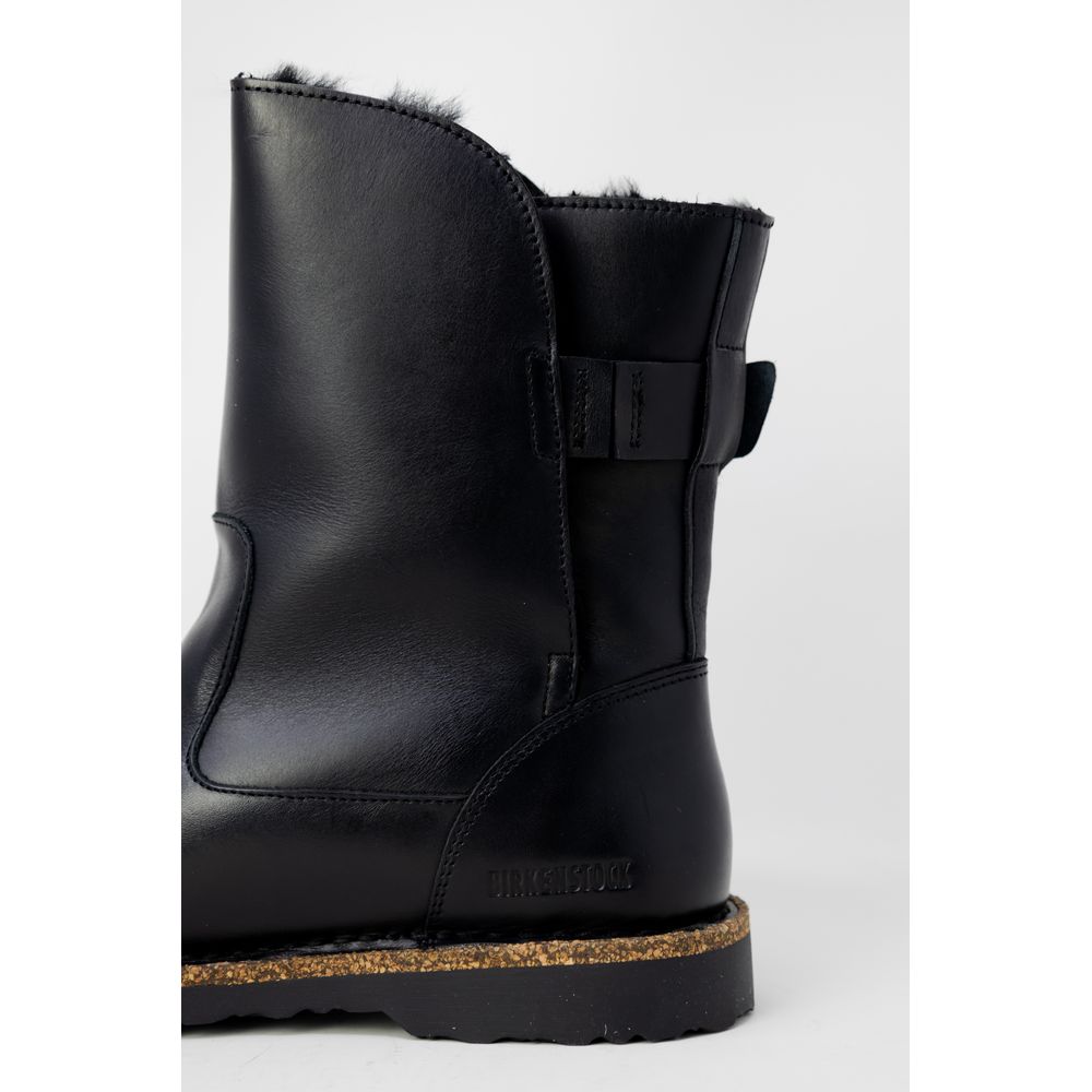 Birkenstock Black Leather Ankle Boots | Regal Royce