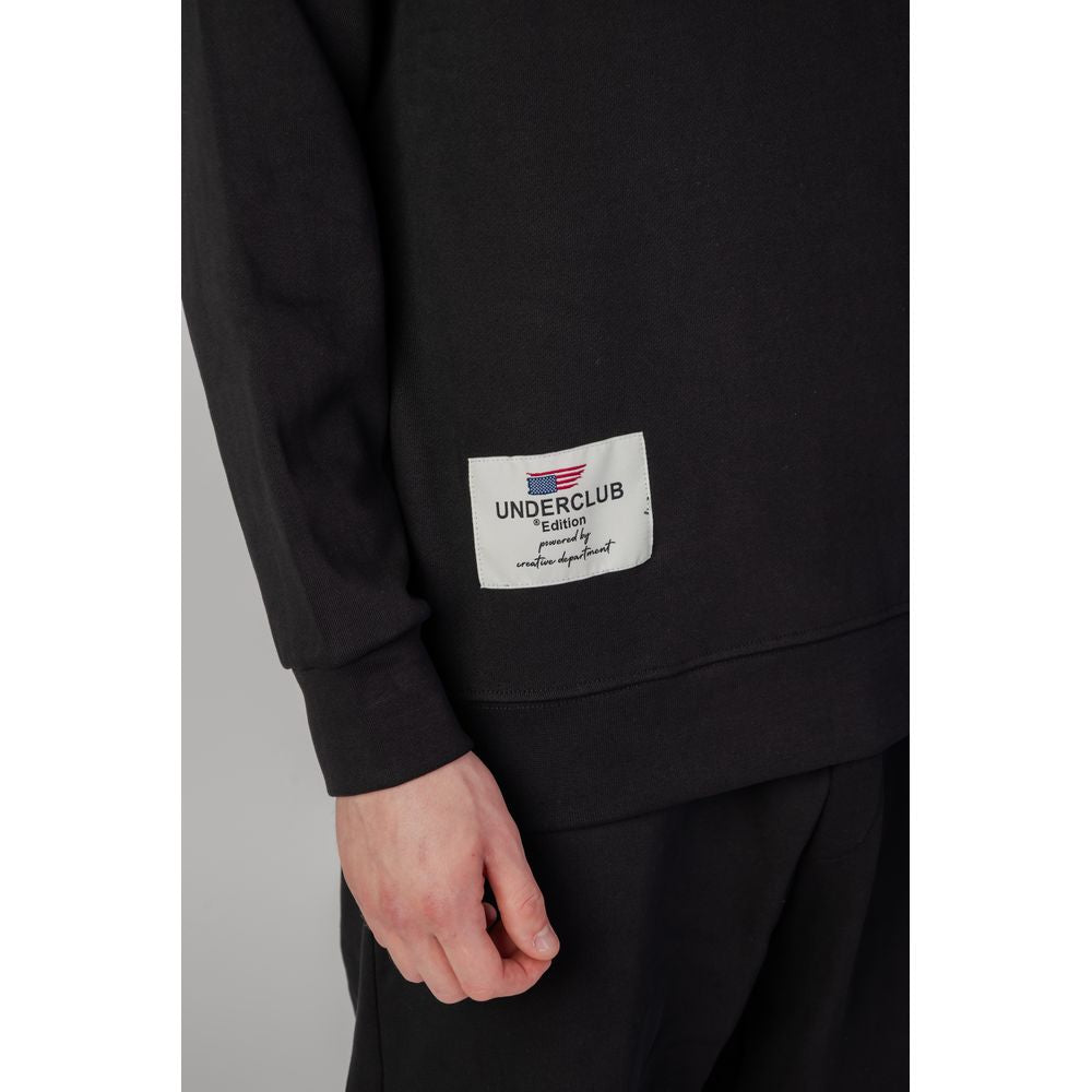 Underclub Black Cotton Hoodie | Regal Royce