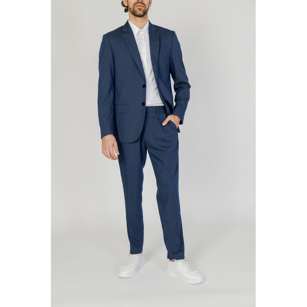 Antony Morato Blue Polyester Blazer | Regal Royce