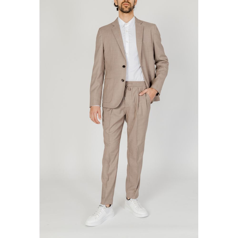 Antony Morato Beige Polyester Blazer | Regal Royce