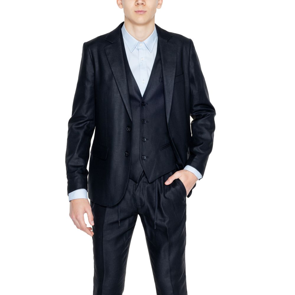 Antony Morato Black Linen Blazer | Regal Royce