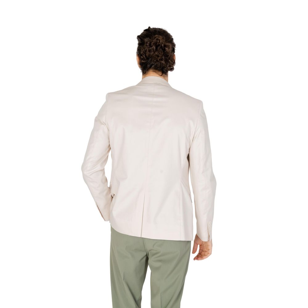 Antony Morato Cream Cotton Blazer | Regal Royce