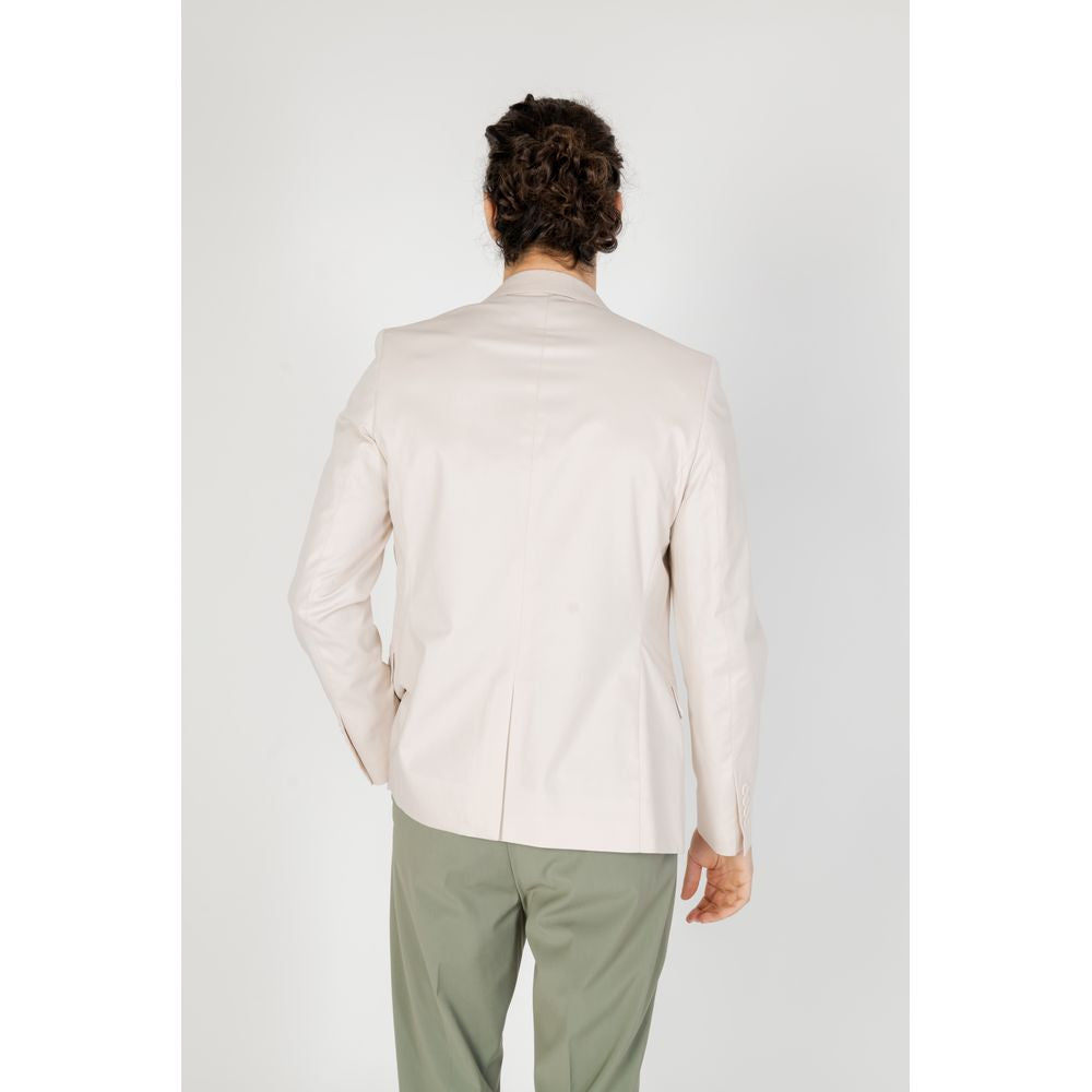 Antony Morato Cream Cotton Blazer | Regal Royce