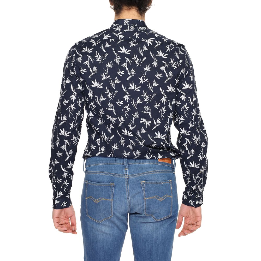 Antony Morato Blue Cotton Shirt | Regal Royce