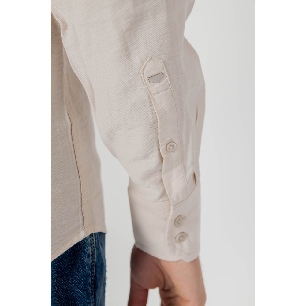 Antony Morato Beige Viscose Shirt | Regal Royce