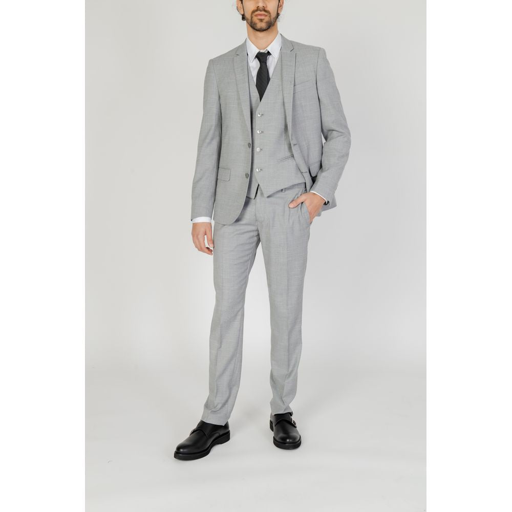 Antony Morato Gray Polyester Dress Pants | Regal Royce