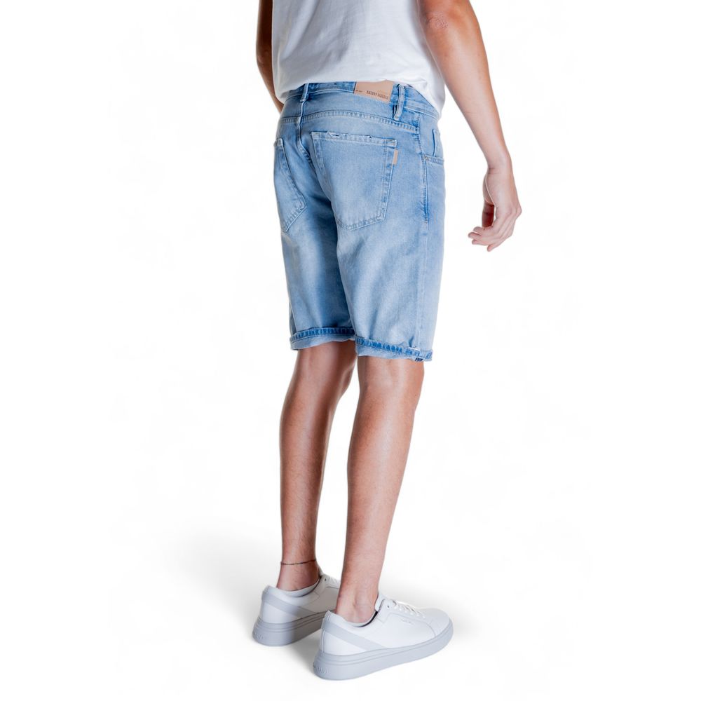 Antony Morato Light Blue Cotton Bermuda Shorts | Regal Royce
