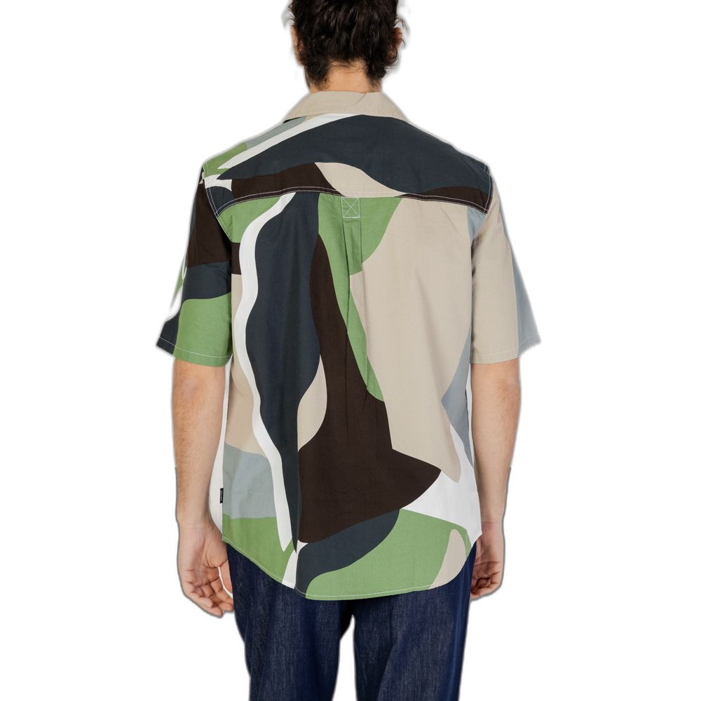 Only & Sons Green Cotton Shortsleeve Shirt | Regal Royce