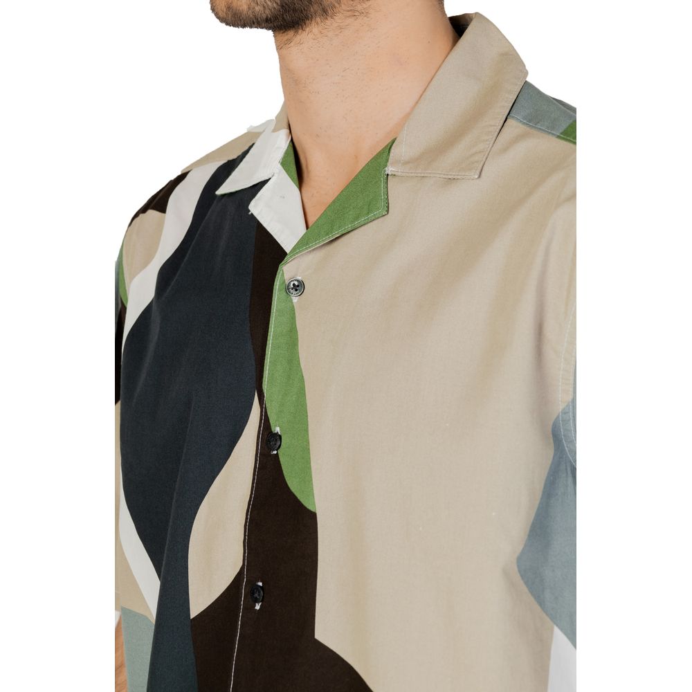 Only & Sons Green Cotton Shortsleeve Shirt | Regal Royce