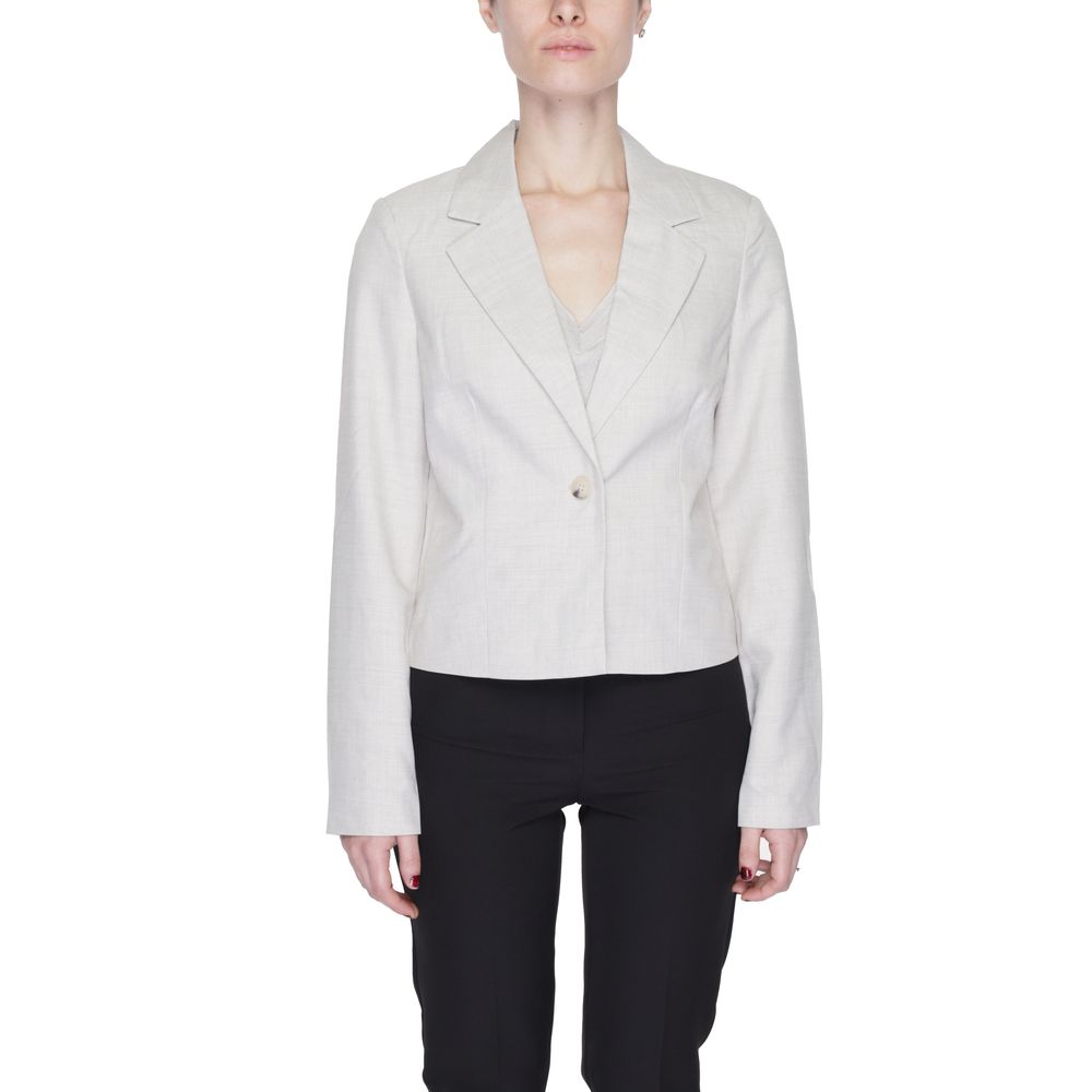 Vero Moda Gray Polyester Blazer | Regal Royce