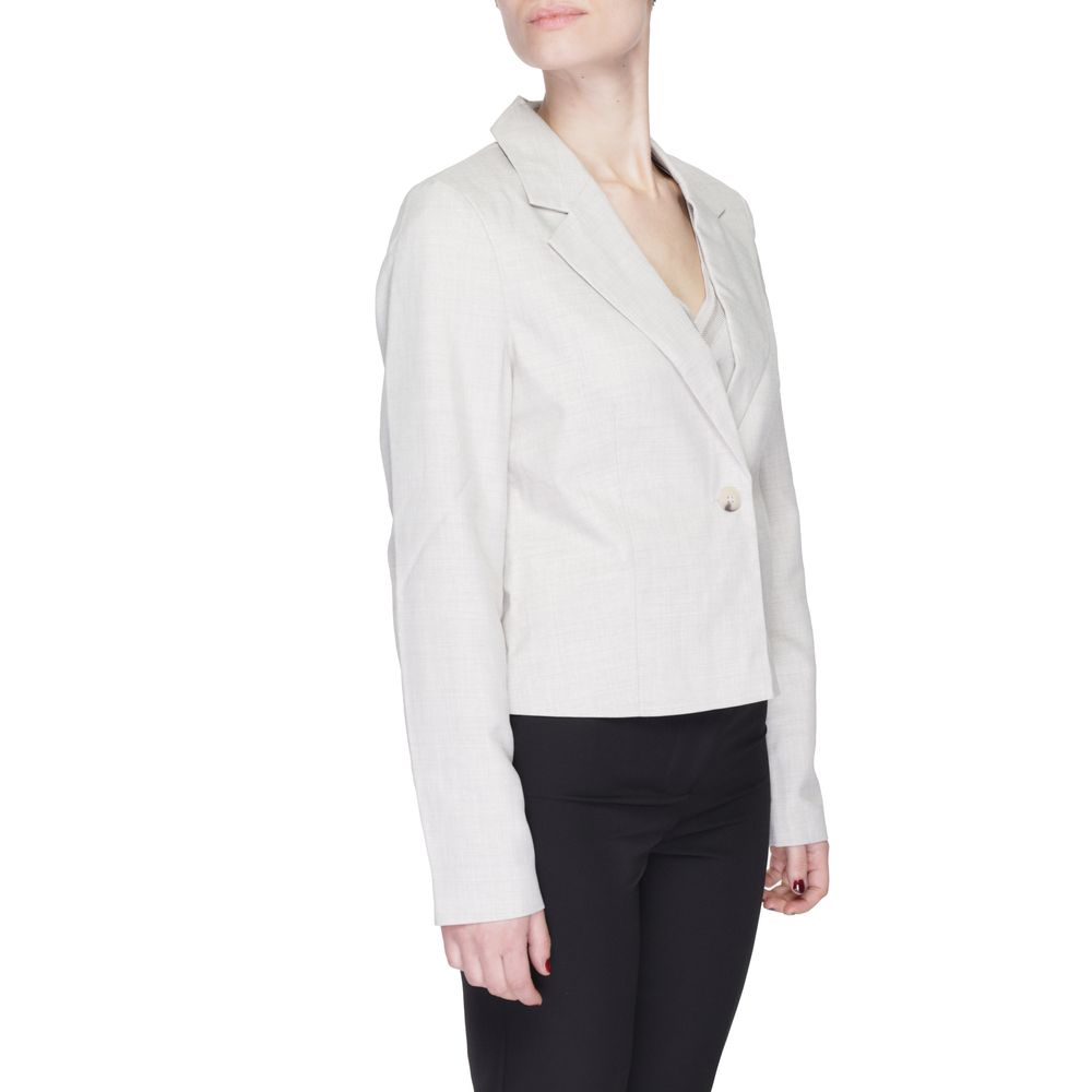 Vero Moda Gray Polyester Blazer | Regal Royce