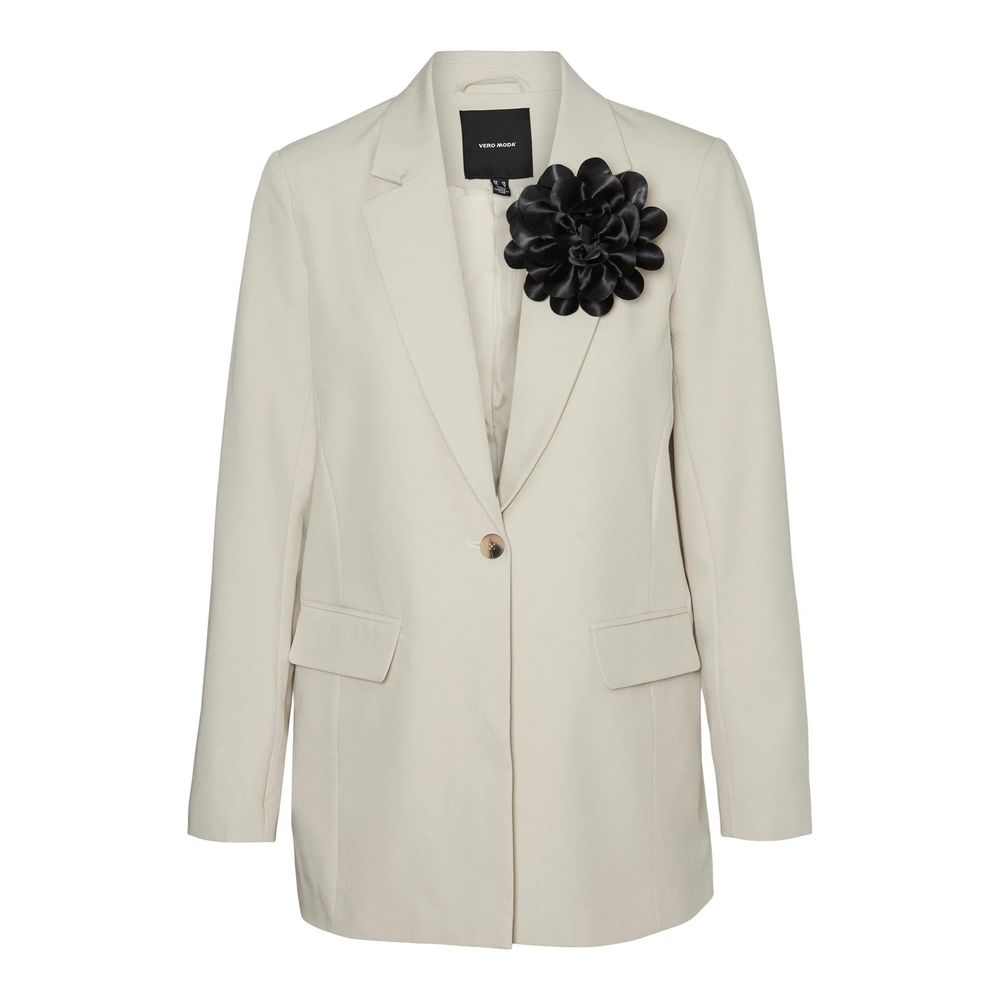 Vero Moda Beige Polyester Blazer | Regal Royce