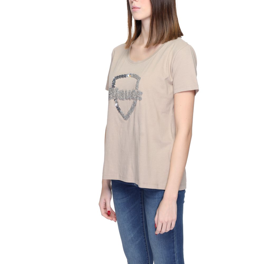 Blauer Beige Cotton T-Shirt | Regal Royce