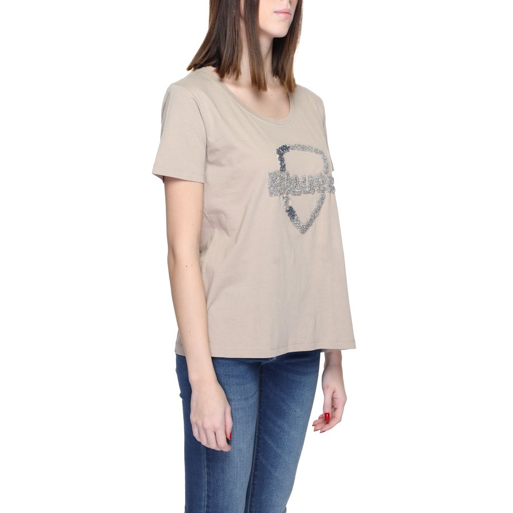 Blauer Beige Cotton T-Shirt | Regal Royce