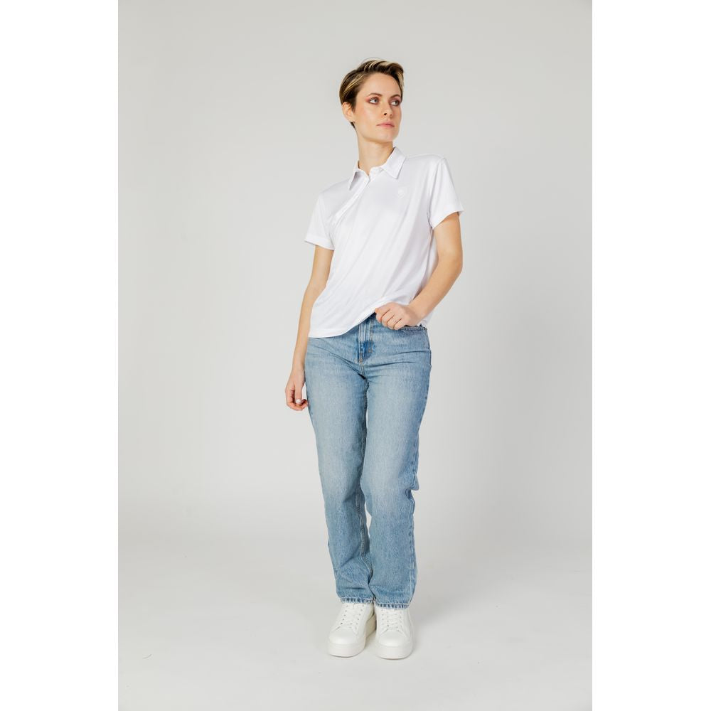 Blauer White Polyester T-Shirt | Regal Royce