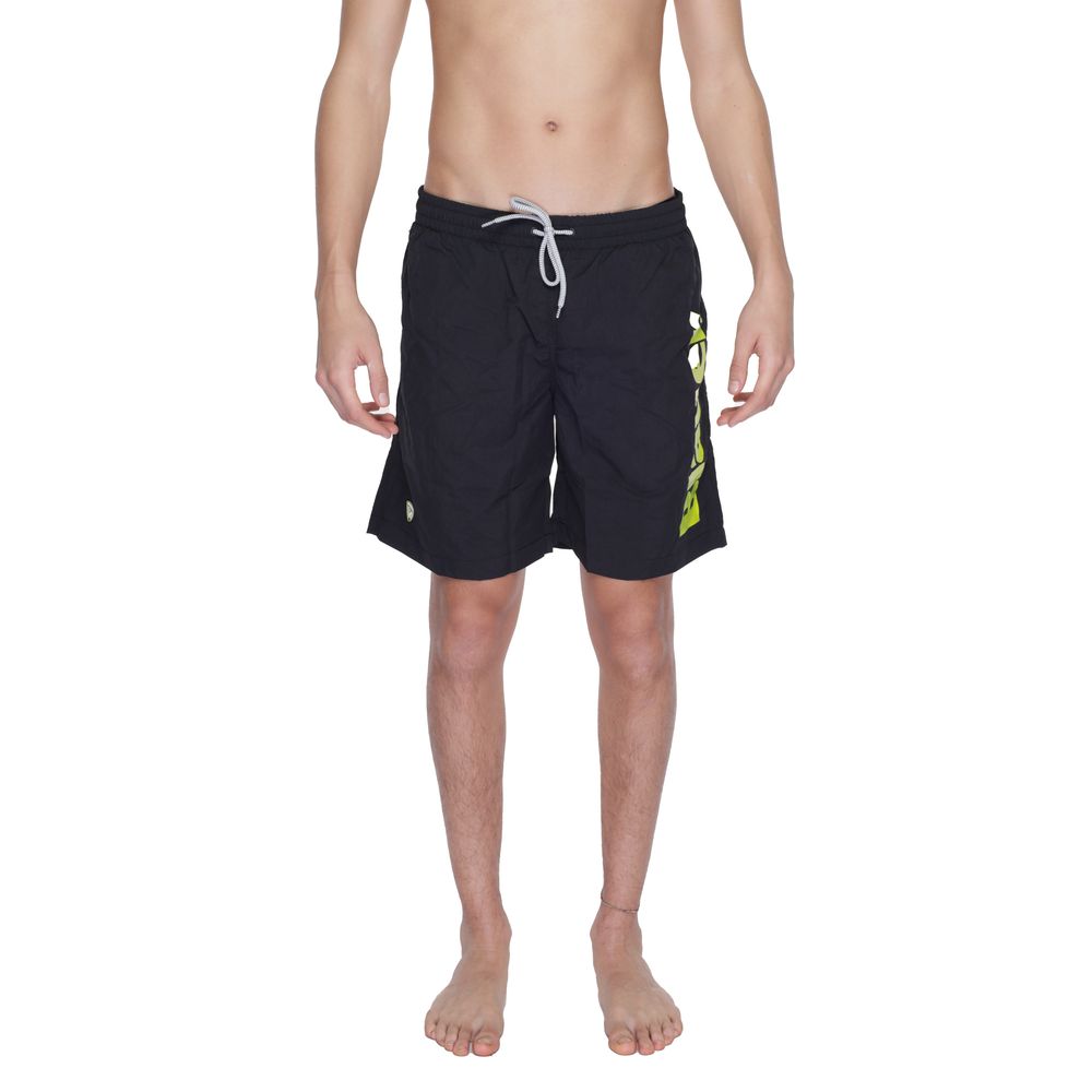 Blauer Black Polyamide Swim Shorts | Regal Royce